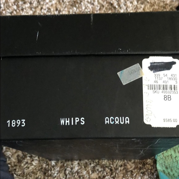 DOLCE & GABBANA WHIPS ACQUA SHOES - Picture 6 of 6